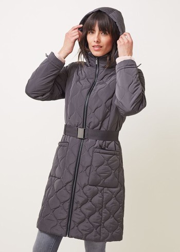 Phase Eight Danny Quilted Puffer Coats Grey Australia | EI1928370